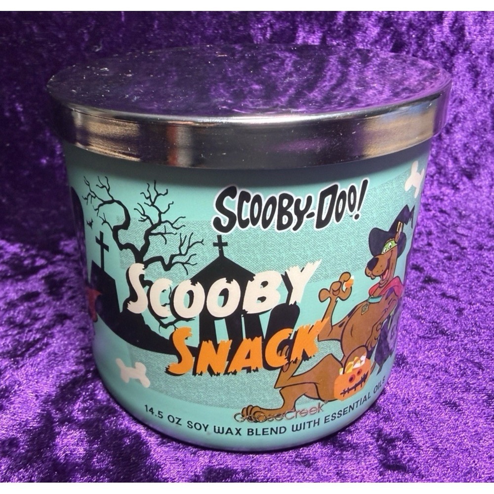 Rare Goose Creek Candle Scooby-Doo‎ SCOOBY SNACK 14.5 Oz. Candle Jar